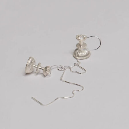 Mythical sterling silver dangle earrings exude elegant ethnic flair with a unique handcrafted design, perfect for gifts and ideal for her