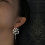 "Radiant Bloom" 3D Floral Earrings shine like fireworks or a guiding light