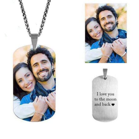 Personalized Photo Keychain Rectangle – Full Color