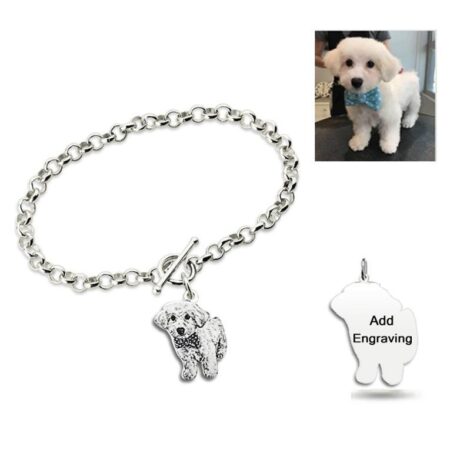 Custom Pet Photo Engraved Bracelet